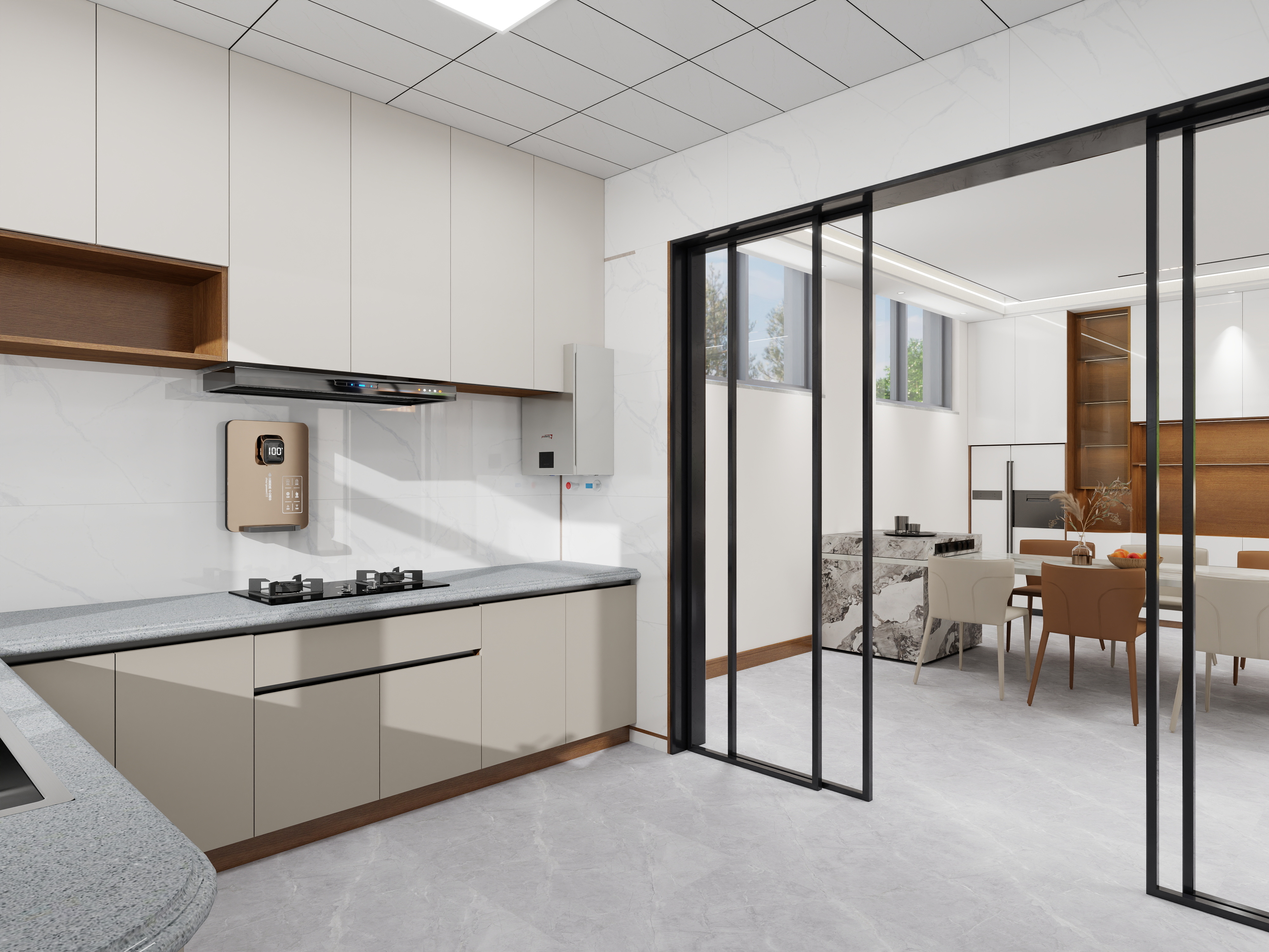 宁夏智胜装饰设计有限公司-金凤区园林村自建房装修效果图