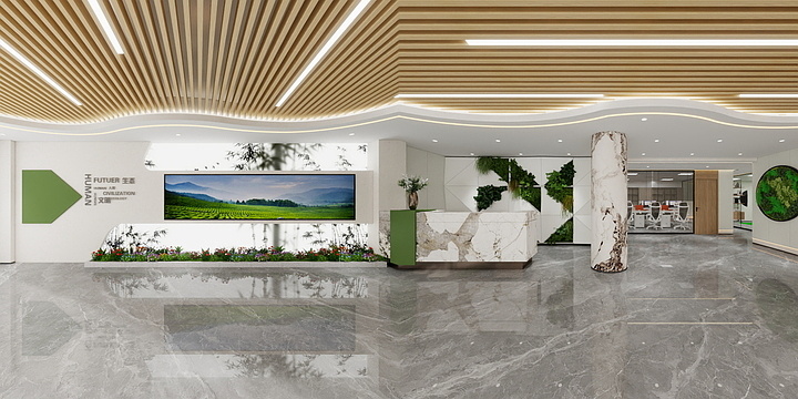 Bae227-梧州职业学院(梧州市职业教育中心)六堡茶电商直播产教融合实践中心项目-装修设计方案