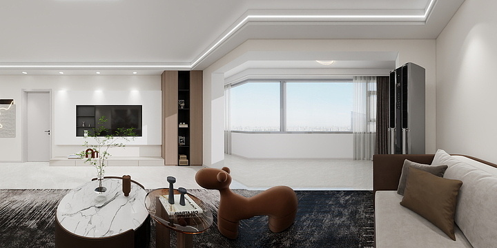 室内设计师官官-奥体嘉苑8-1-01东户140户型-装修设计方案