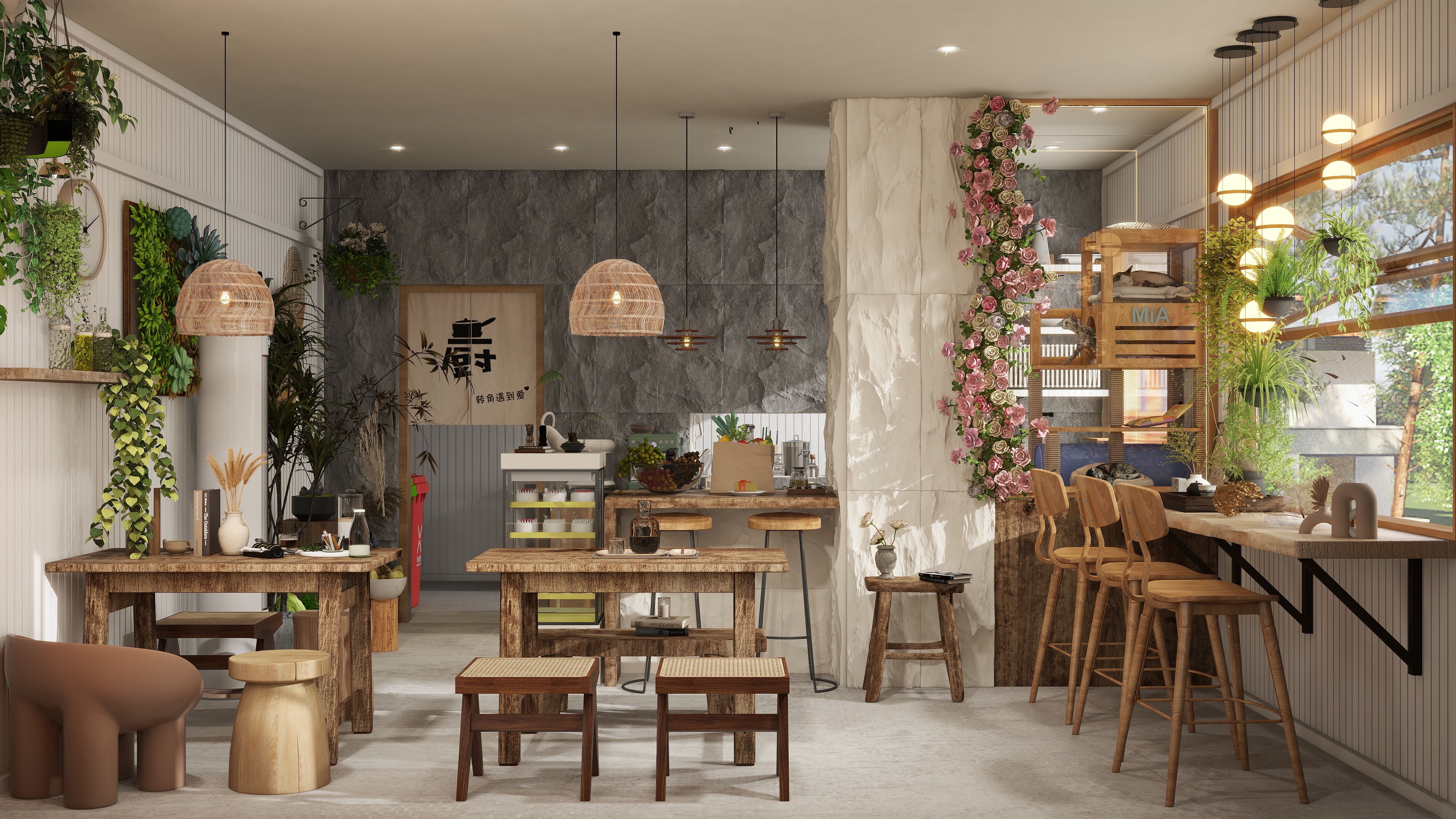 设计师珂源-佛山市一葉小院日式55㎡装修效果图