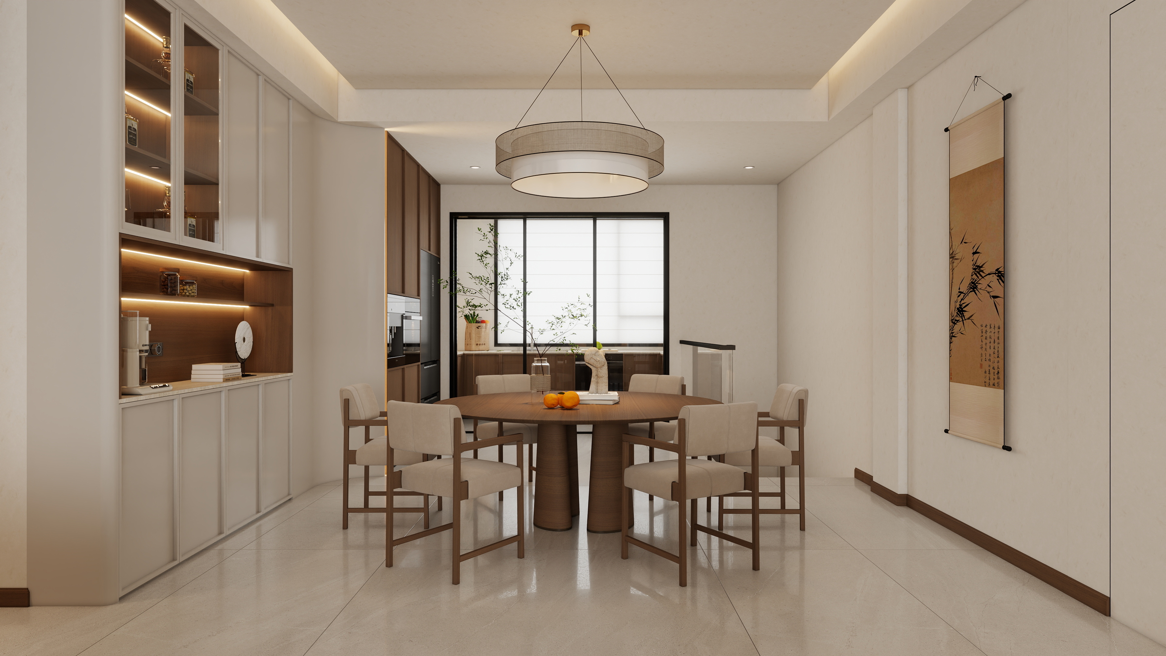 孙有权-『2025-6』72平丨宋代美学新中式别墅装修效果图