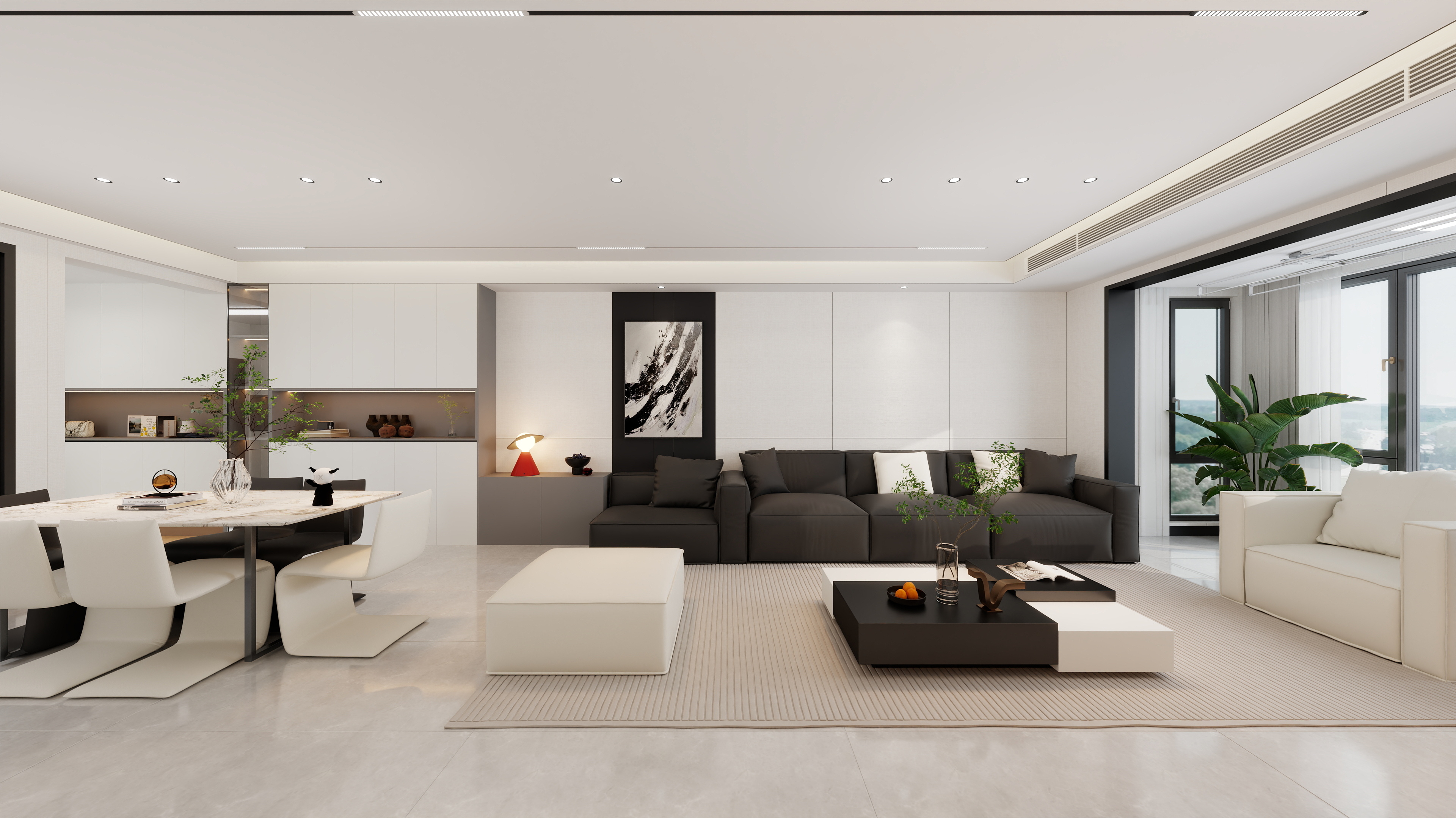 啊先大大rbaY-现代简约黑白灰-装修设计方案