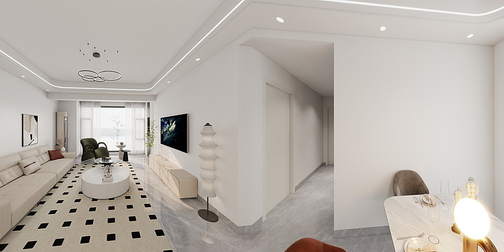 室内设计~邓-华远万江时代之光12-802-装修设计方案