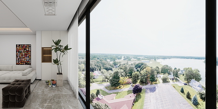 @我是小周周-现代四房+门口鞋柜-装修设计方案