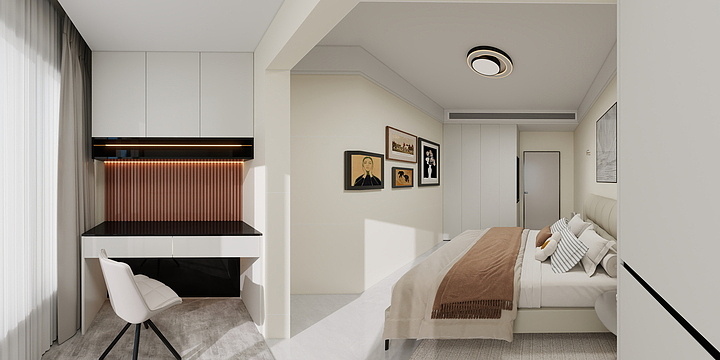 金城装饰设计师-枫景台北苑140平-装修设计方案