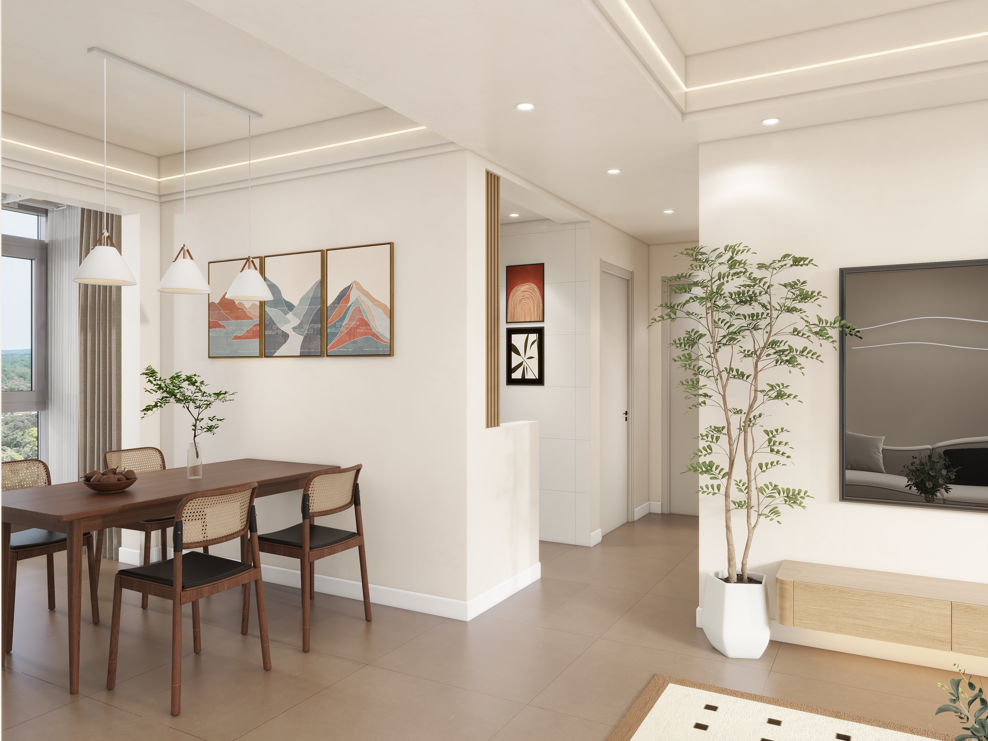 Seven韦琳琳-永衡艺境装饰-绿地1-2-1-3401（原木奶油风）-副本-装修设计方案