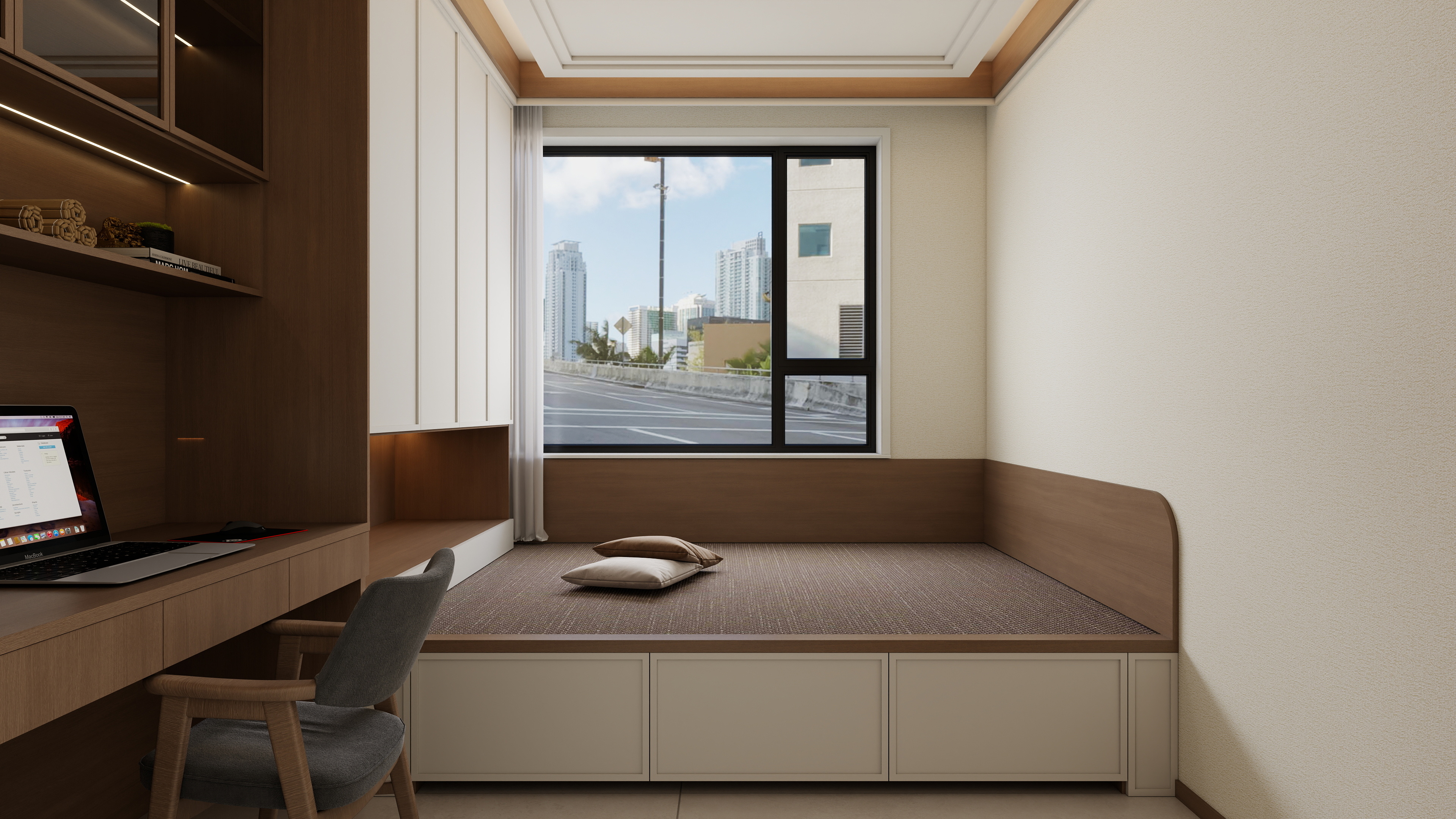 设计designerLI-100㎡2室装修效果图