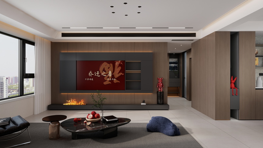 设计designerLI-120㎡3室装修效果图