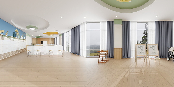 寻鑫I设计-广职院托幼一体实验室-装修设计方案