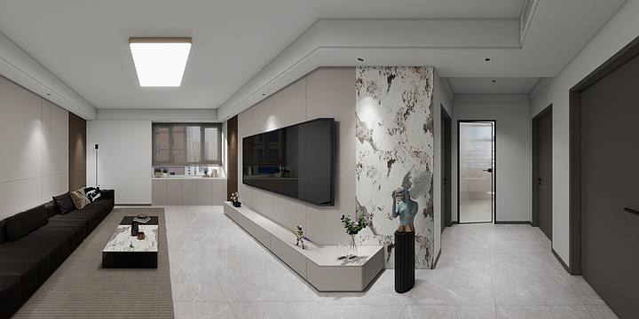 蝉v夏-北新家园5-1204  改版  副本-装修设计方案