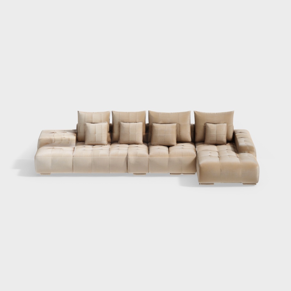 Multi-person sofa3D模型