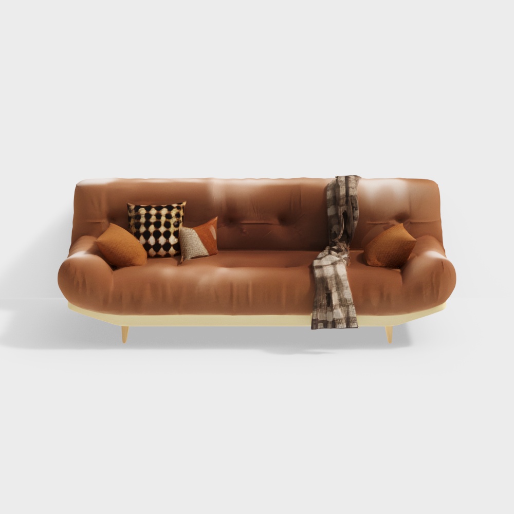 Multi-person sofa3D模型