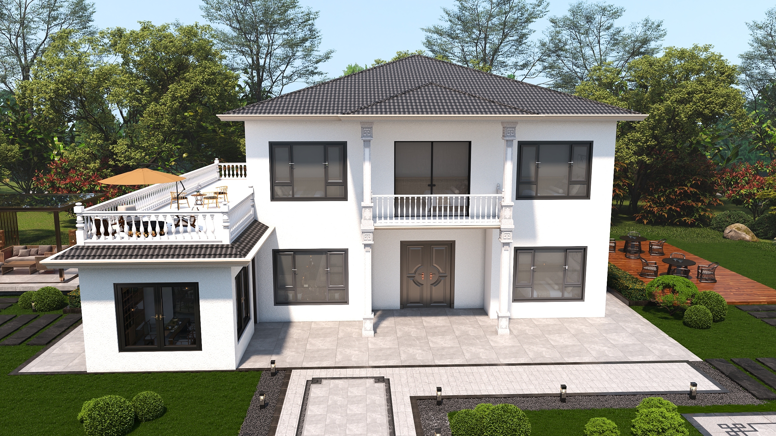 设计施工喻劲松-尹万波自建房二-装修设计方案