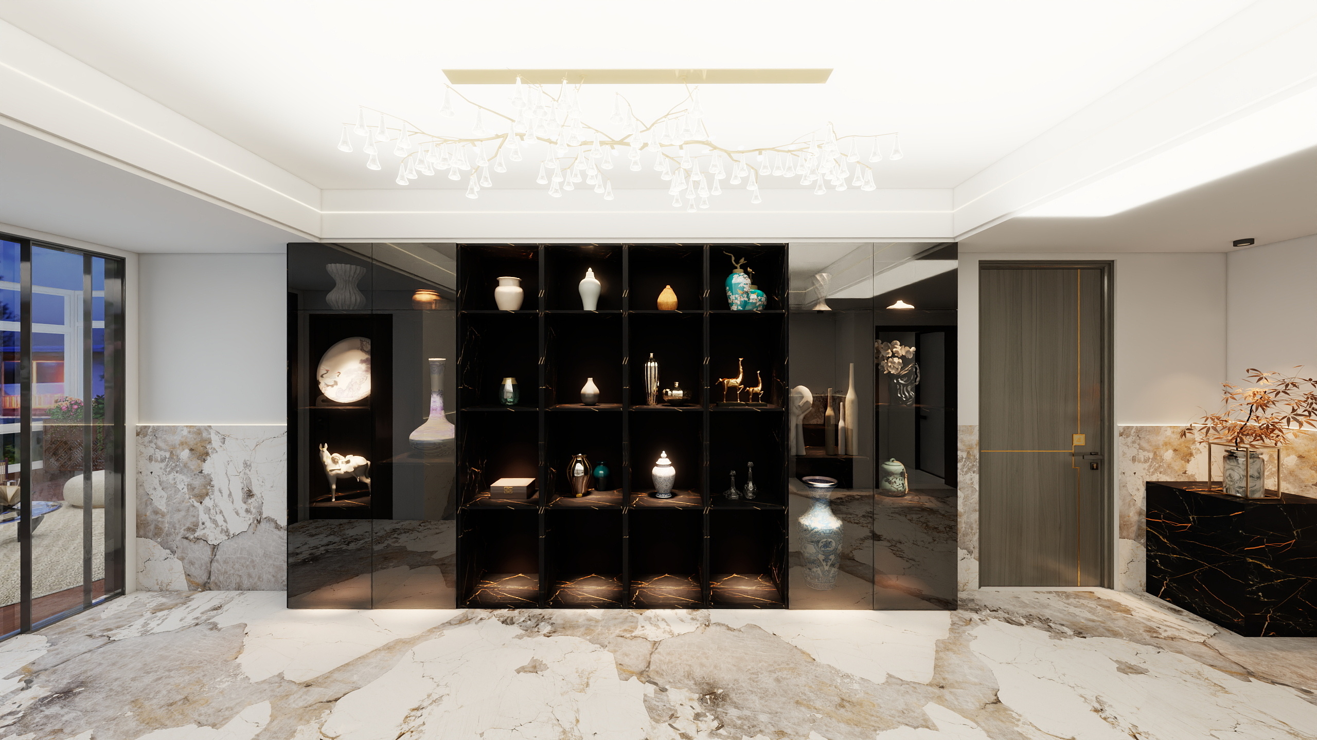 1912*oLdq-万山华府176㎡4室装修效果图