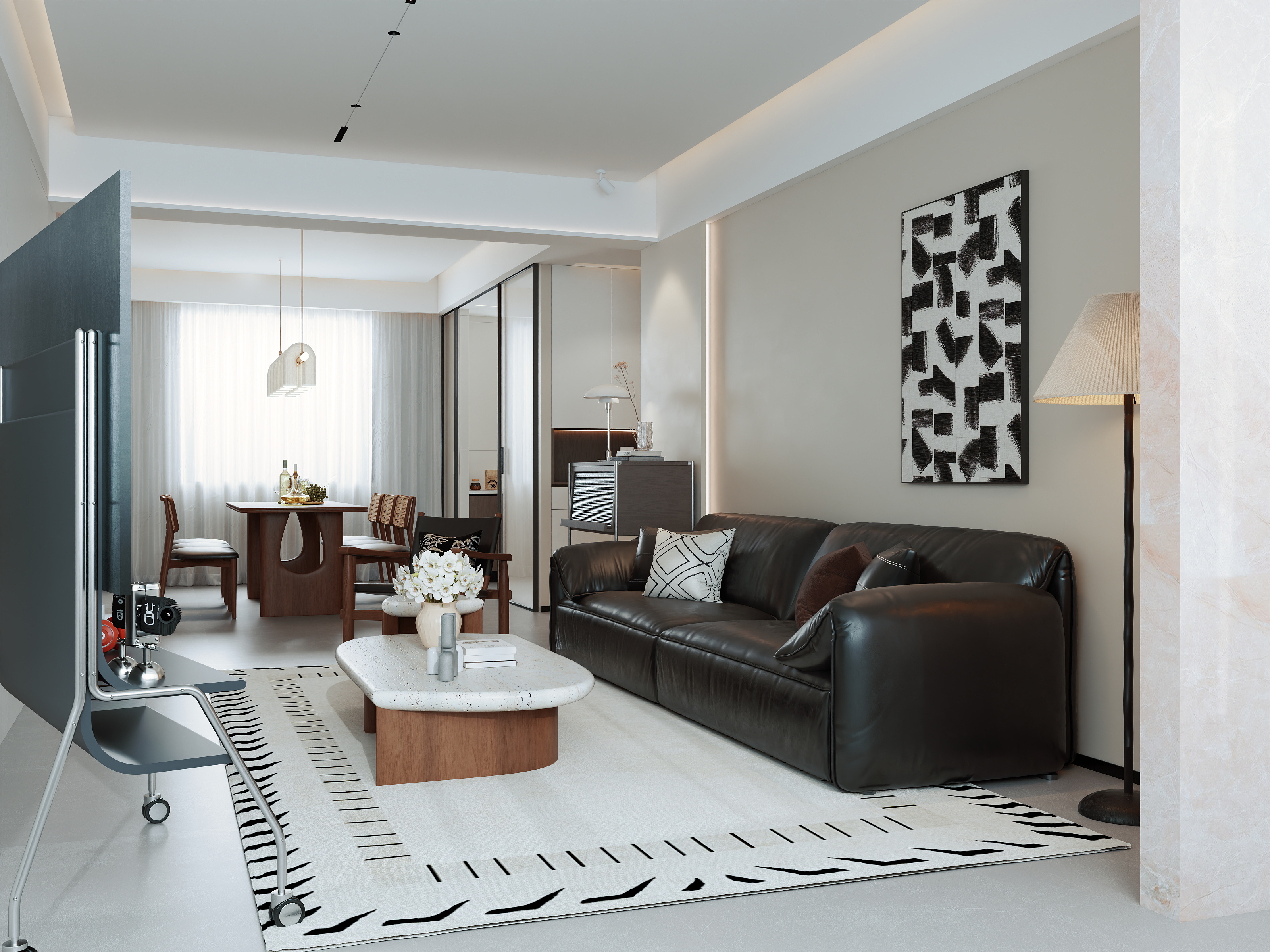 方源设计-现代中古风-装修设计方案