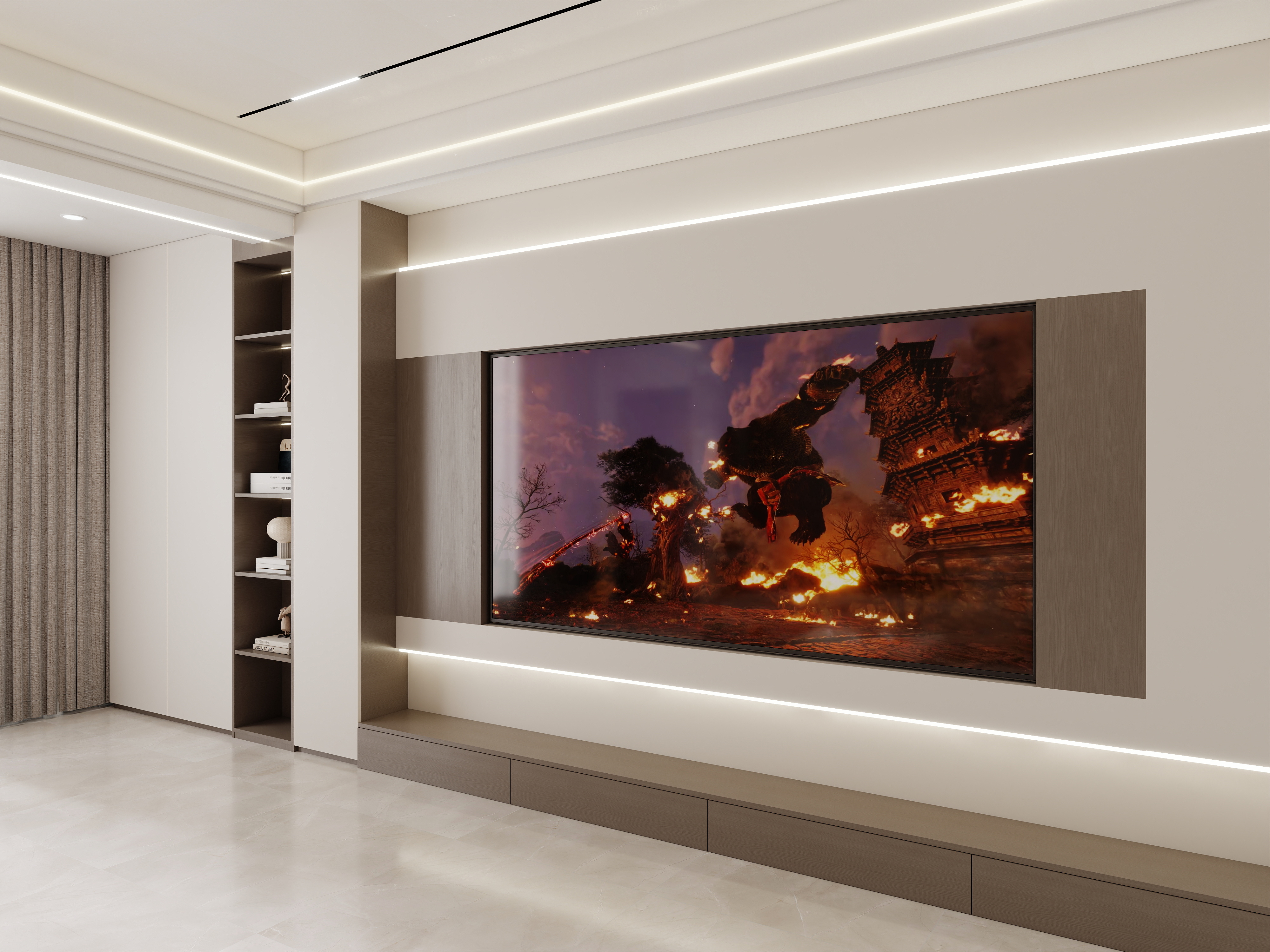 壹诺设计工作室-现代简约装修效果图