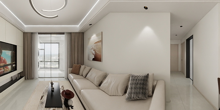 常安-云墨-现代简约-装修设计方案