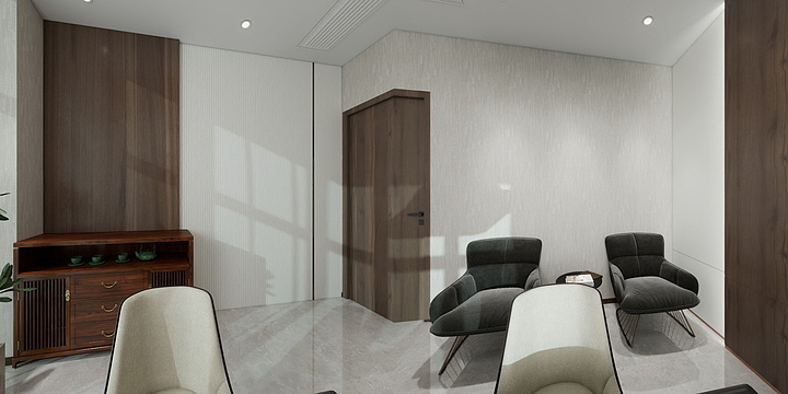 子夕设计有限公司-13楼办公室健身房-装修设计方案