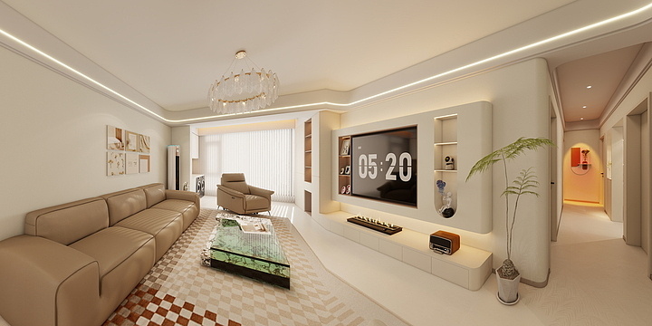 余世雄-翘楚堂8栋2305-装修设计方案