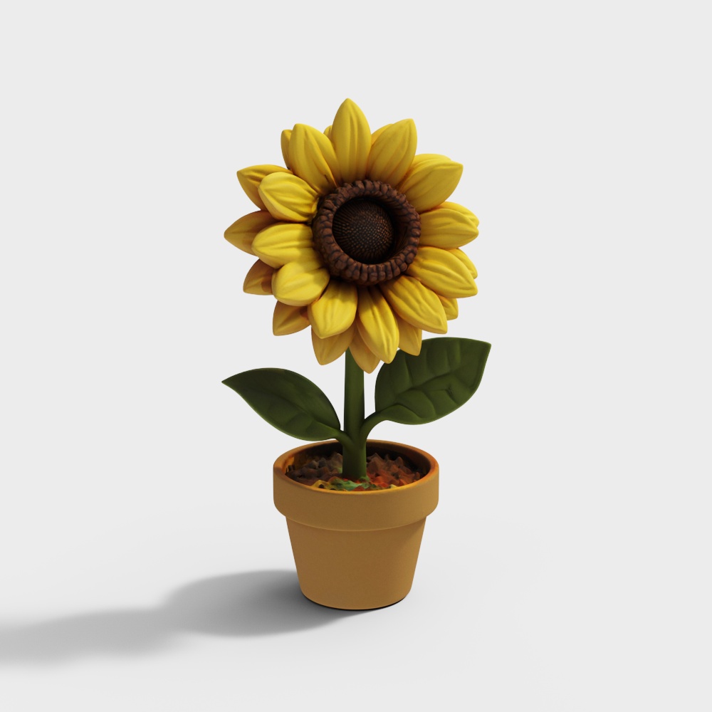太阳花玩具3D模型