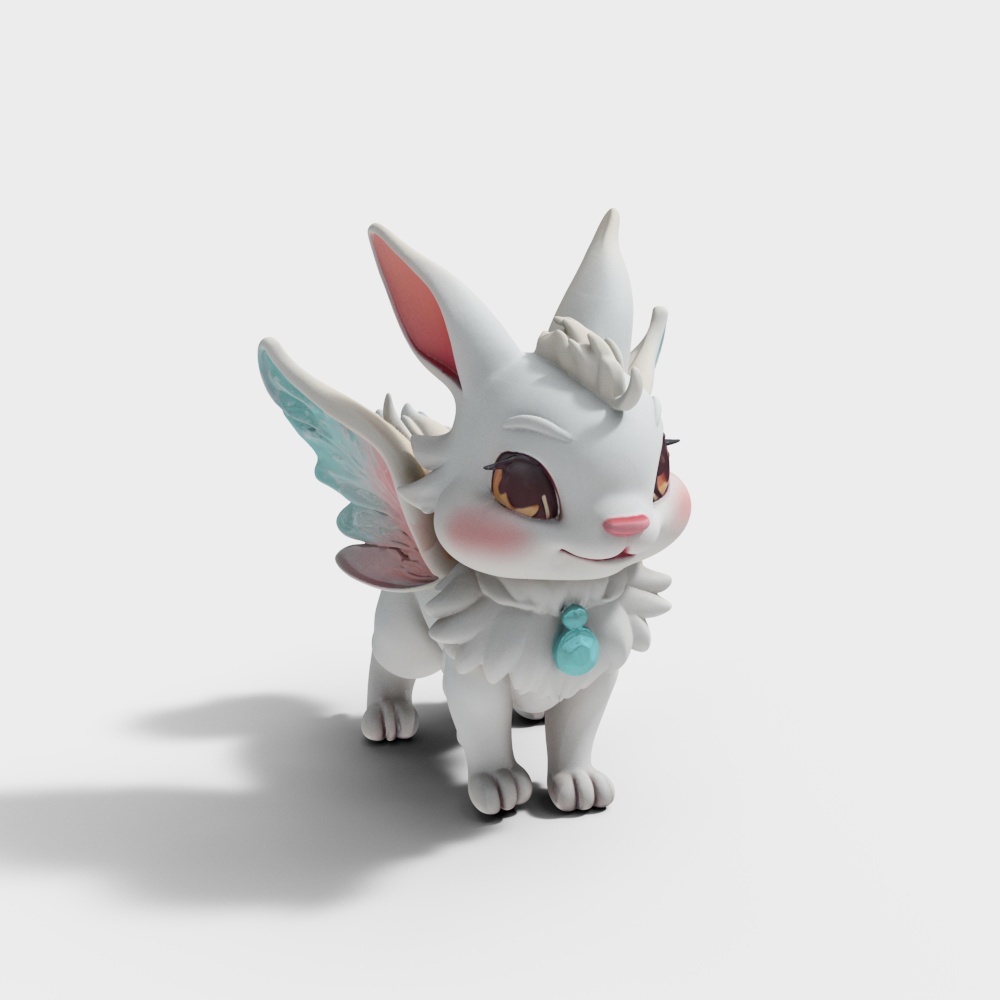 科幻动物摆件3D模型
