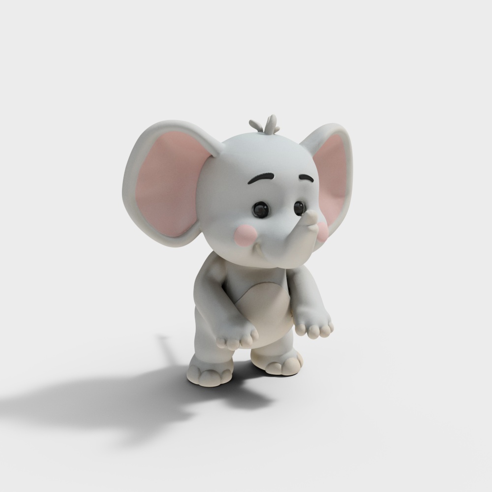 大象玩具3D模型