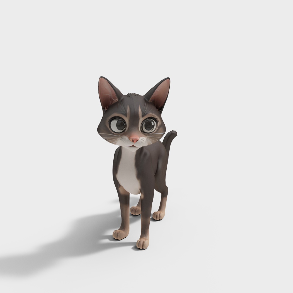 小猫玩具3D模型