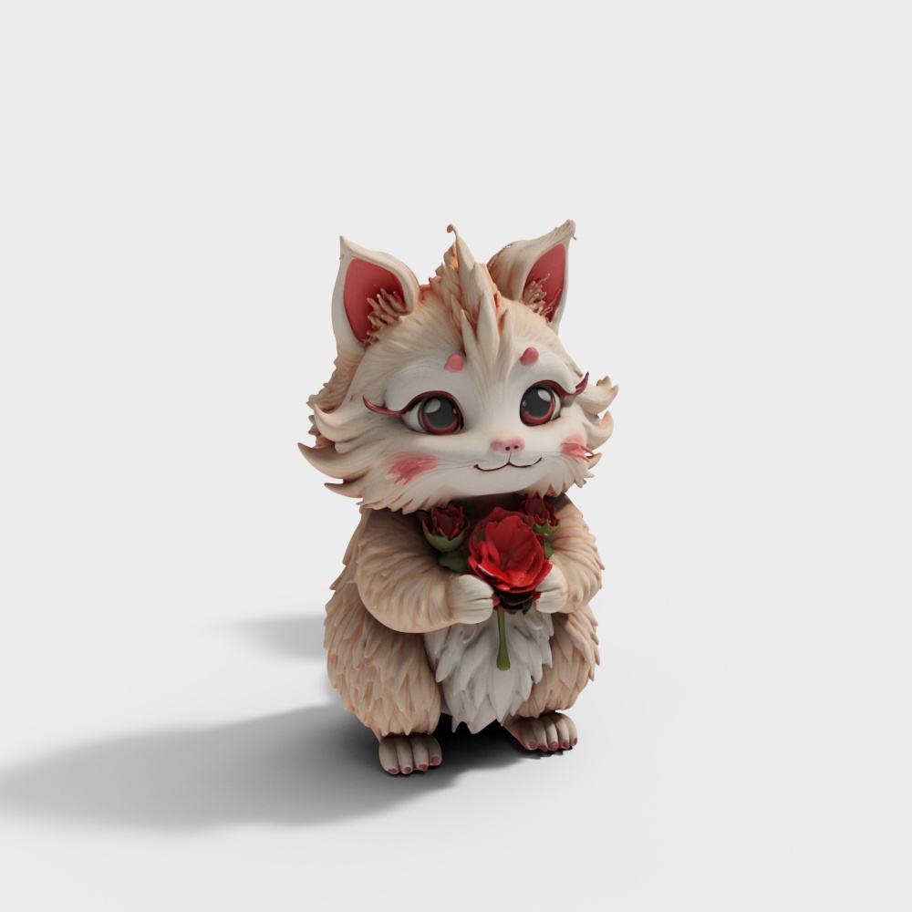 卡通猫摆件