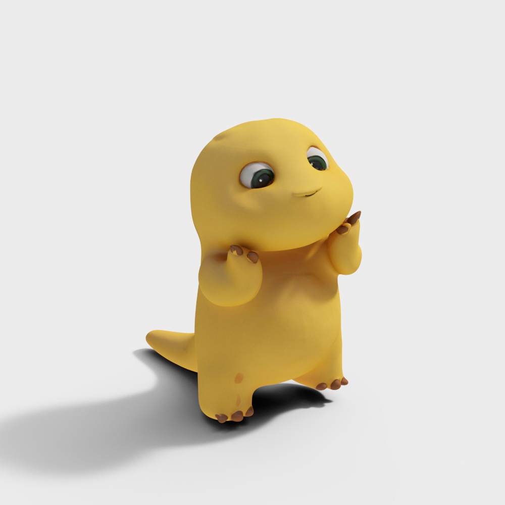 小奶龙3D模型