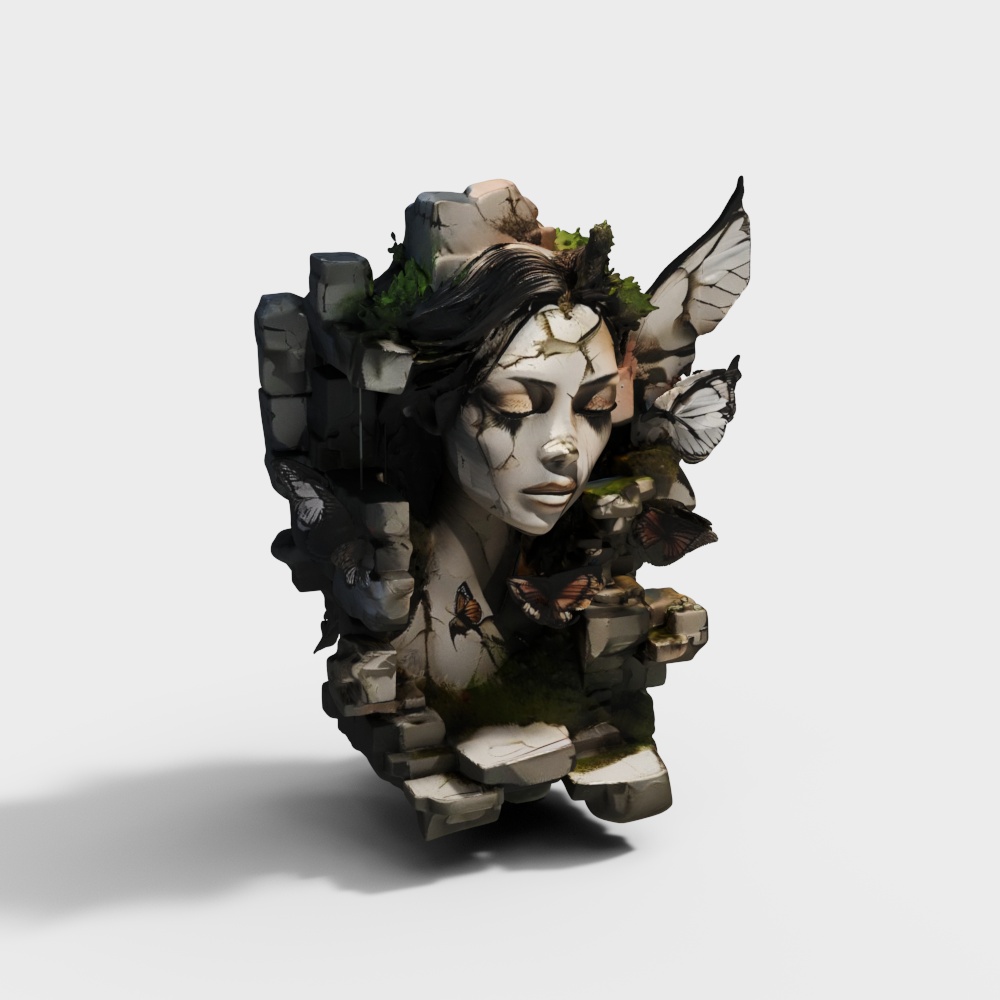 人物雕塑3D模型