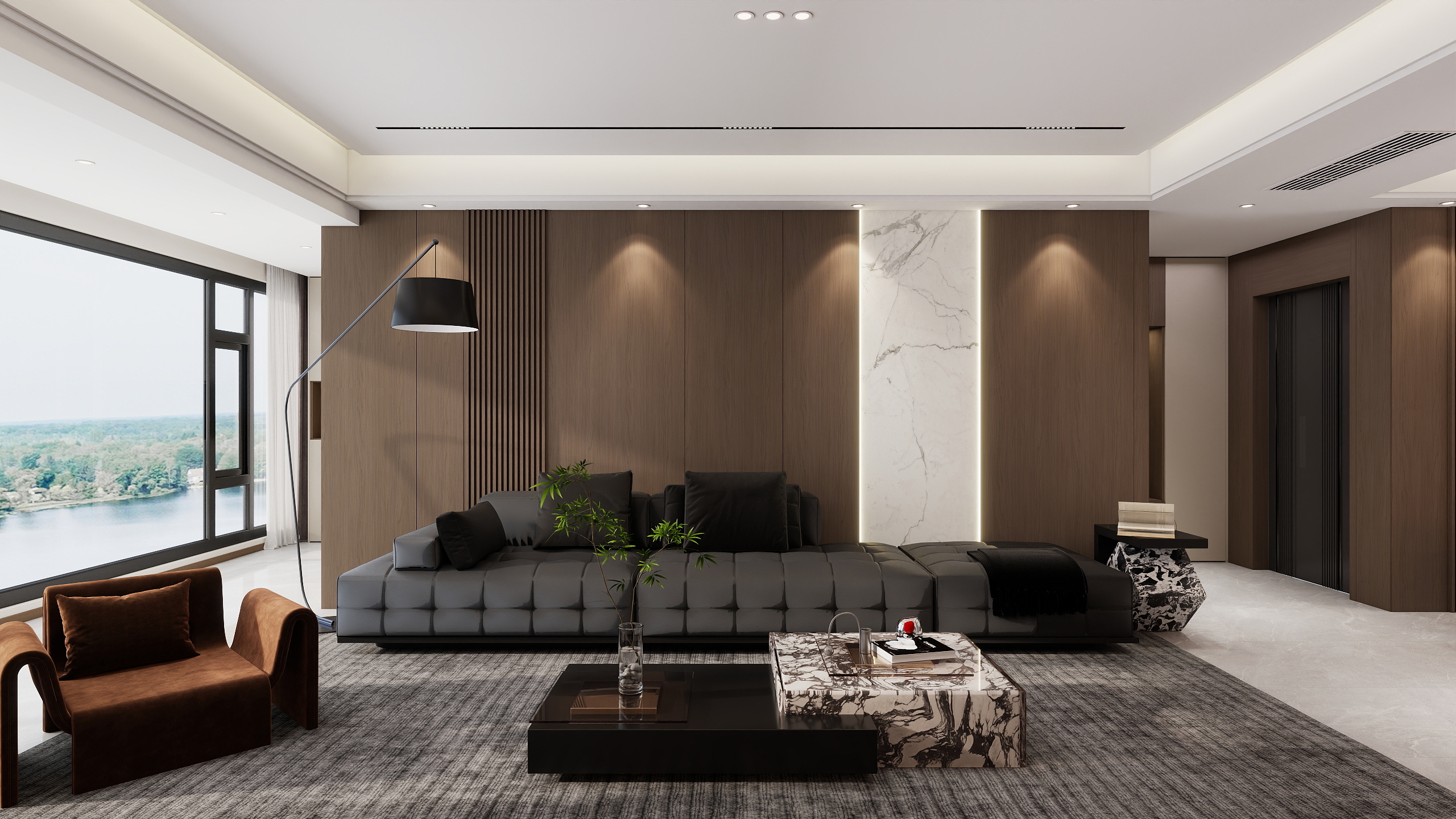 ZZZyh郑-意式风格128㎡三室-装修设计方案