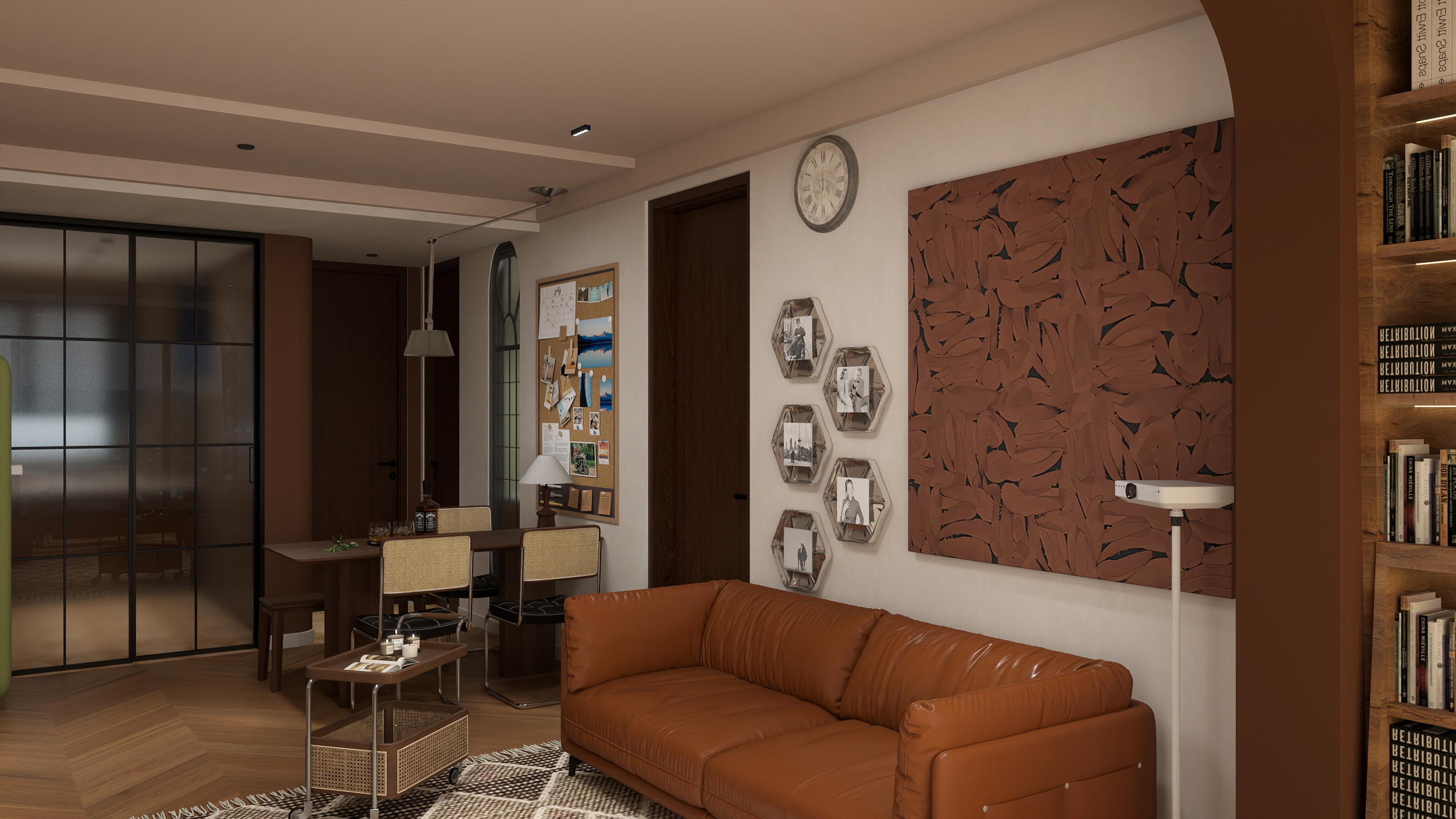 蔡文正-浦东中企云萃森林（中古风）-装修设计方案