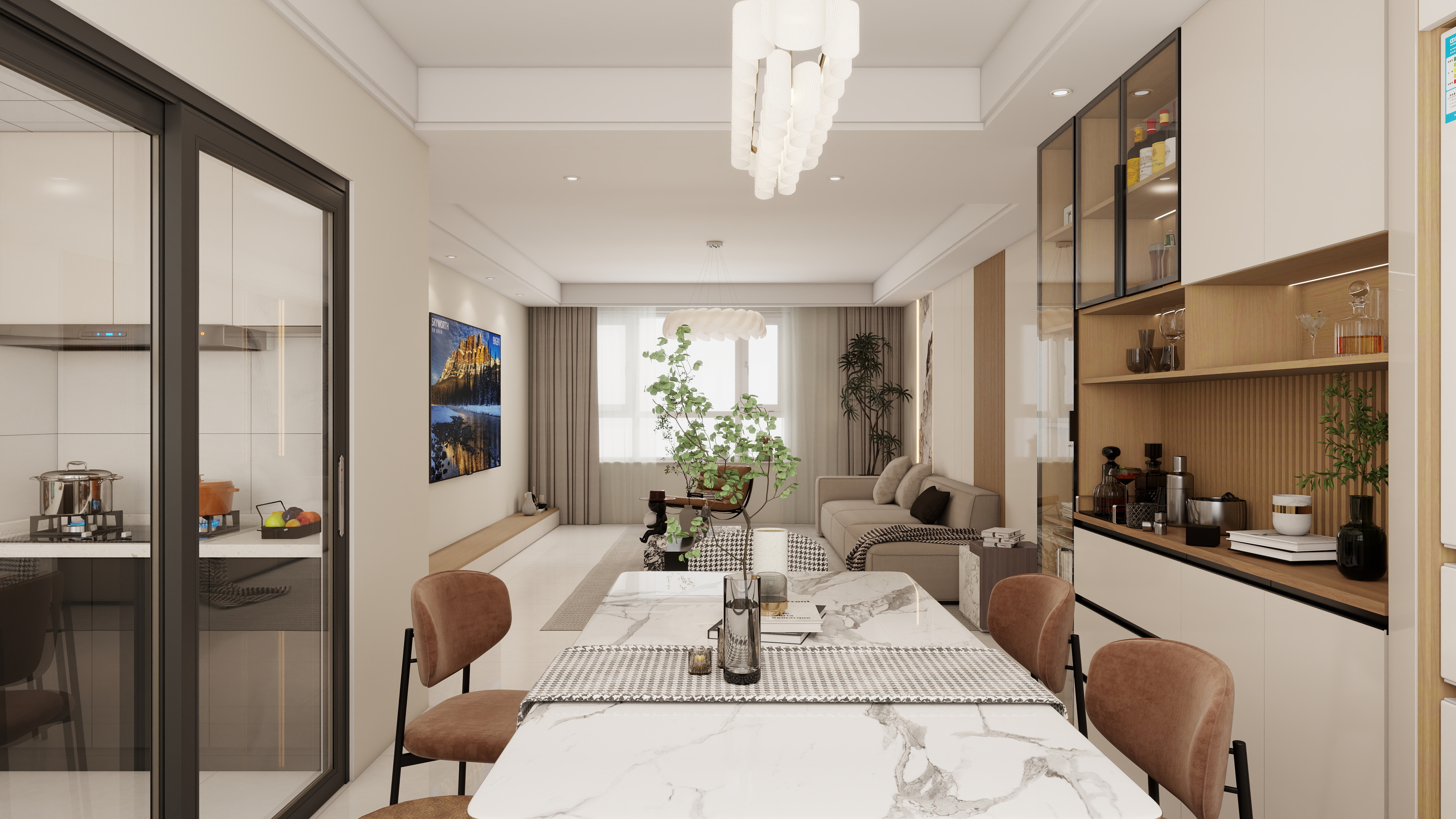 雷超-147㎡5室装修效果图