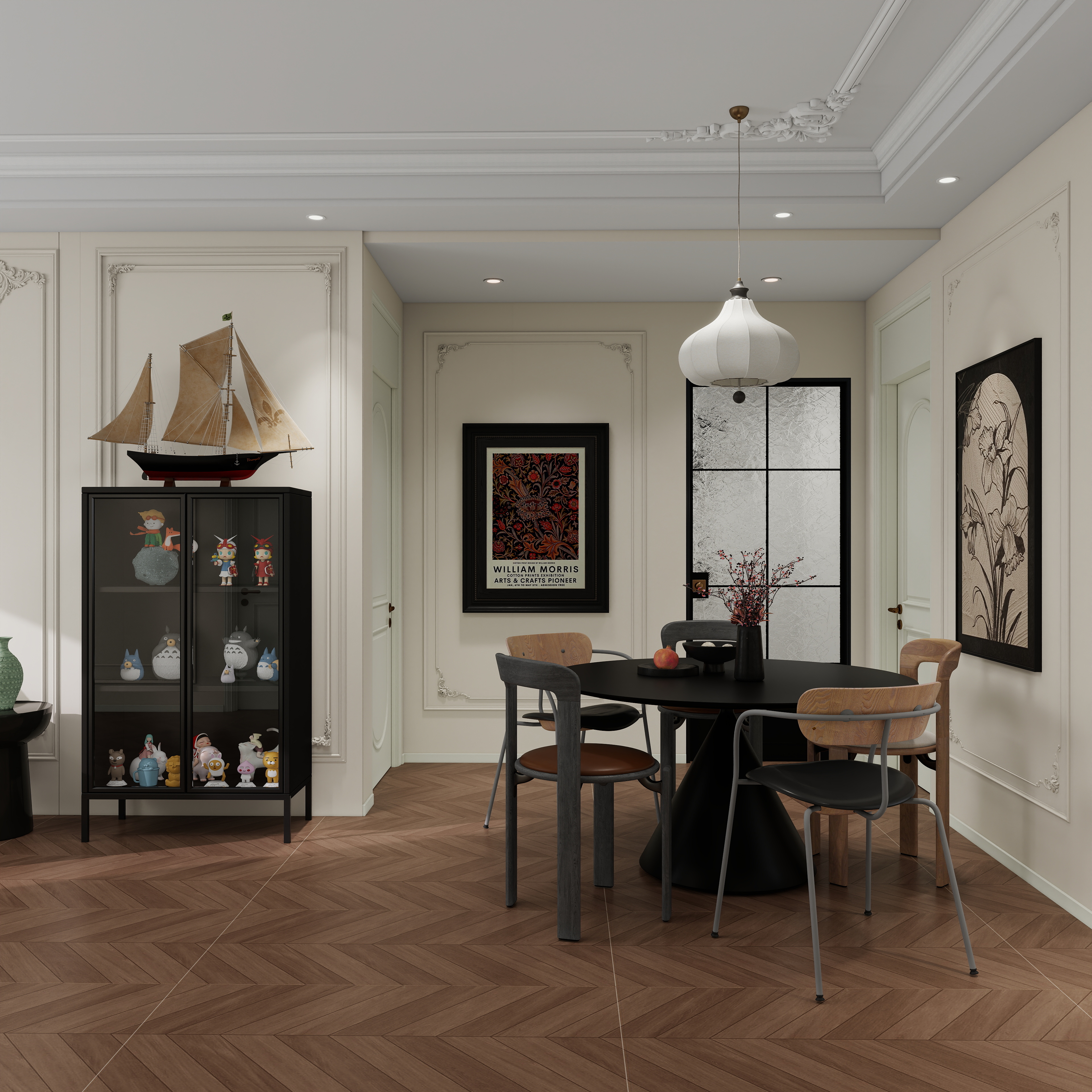 云玺空间-西华秀府119 美式-装修设计方案