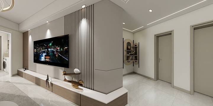 设计师文舟-河畔一号4#2601-装修设计方案