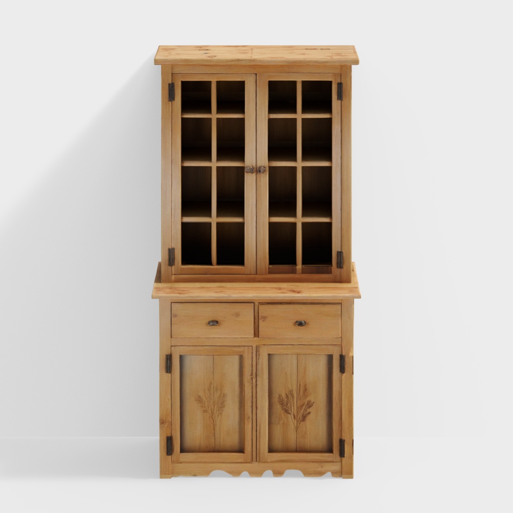 Wooden cupboard3D模型