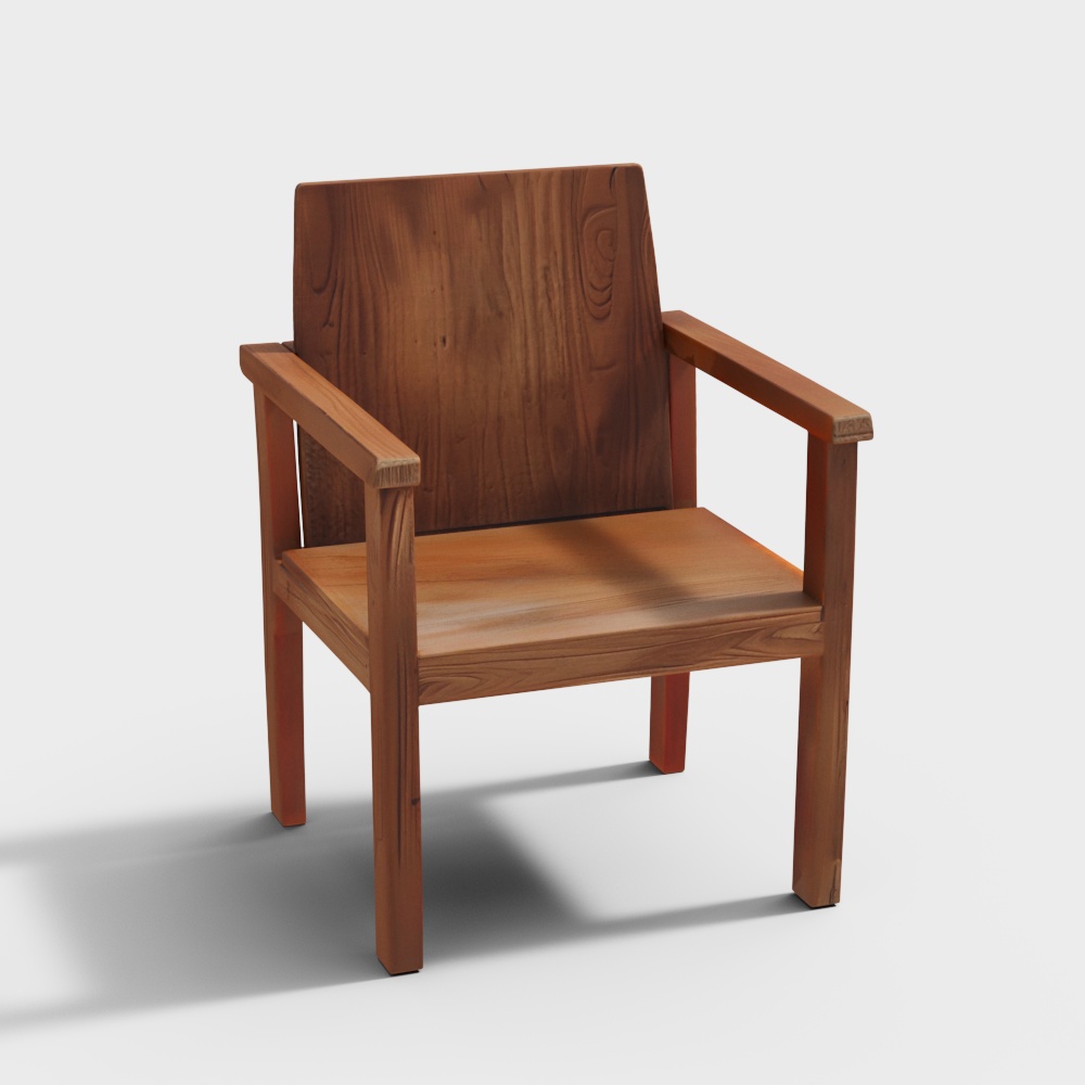 Backrest chair3D模型
