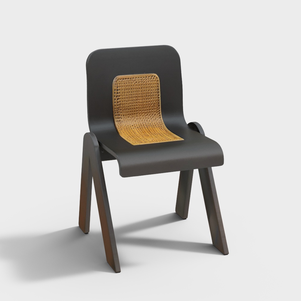 Backrest chair3D模型