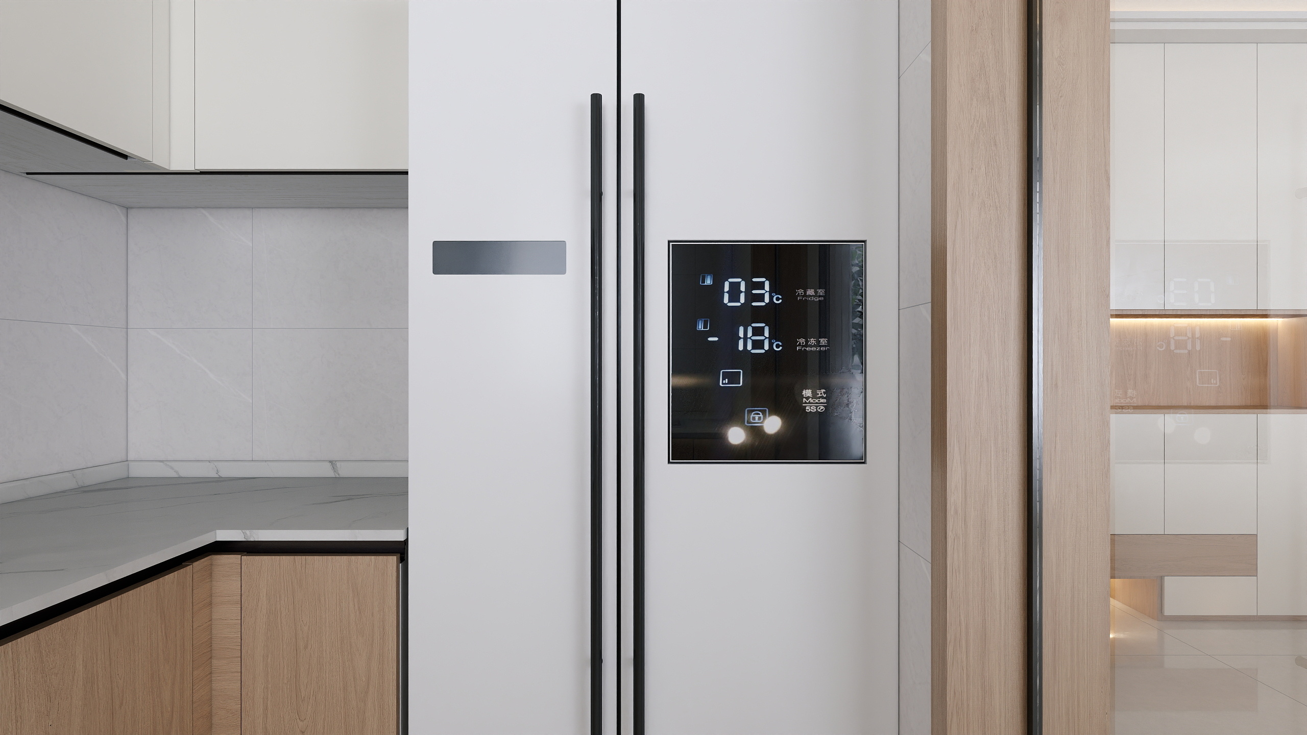 李哈哈室内设计-西关街奶油风格120平米装修效果图