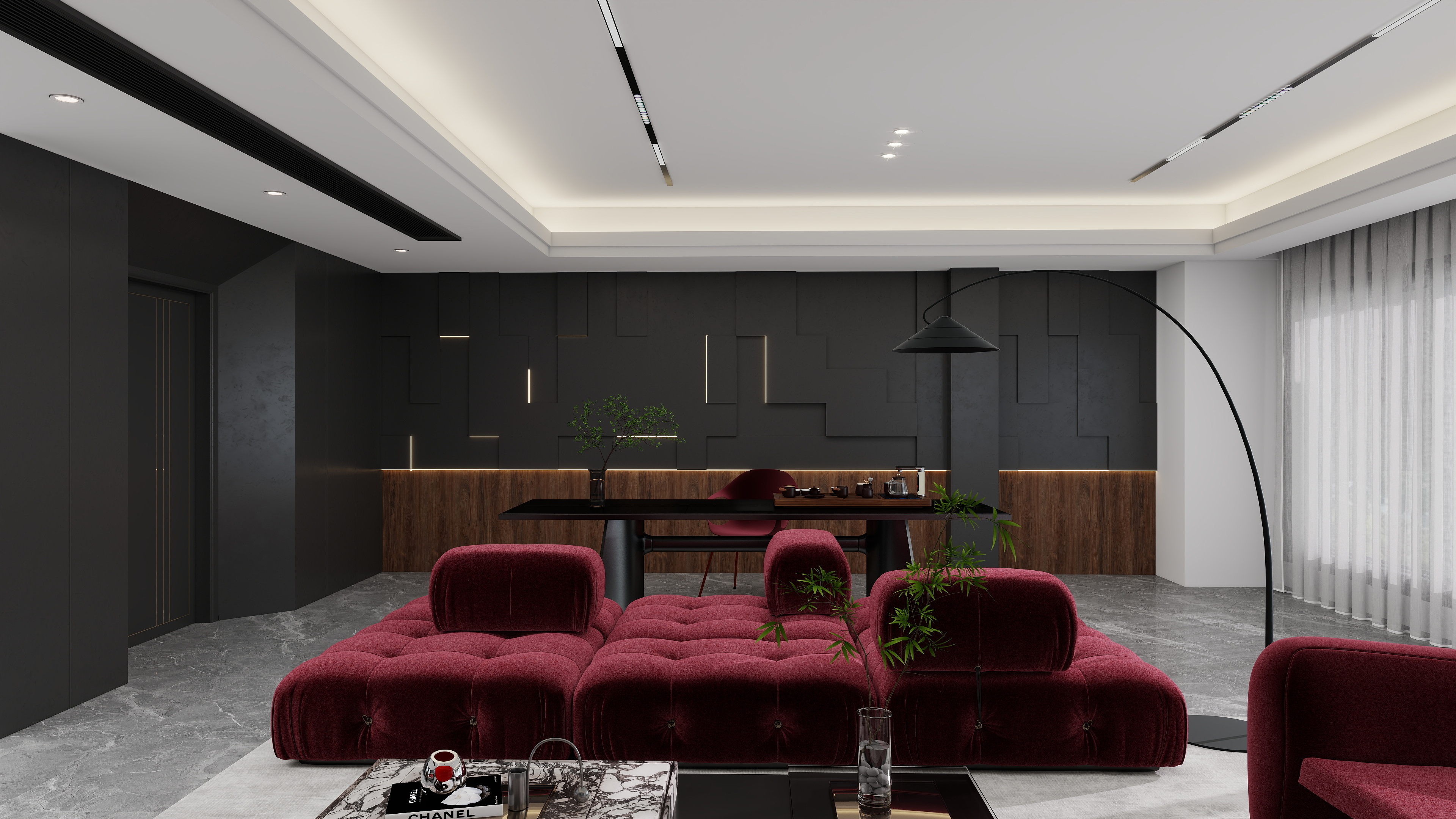 @我是小周周-现代-黑色系列-装修设计方案