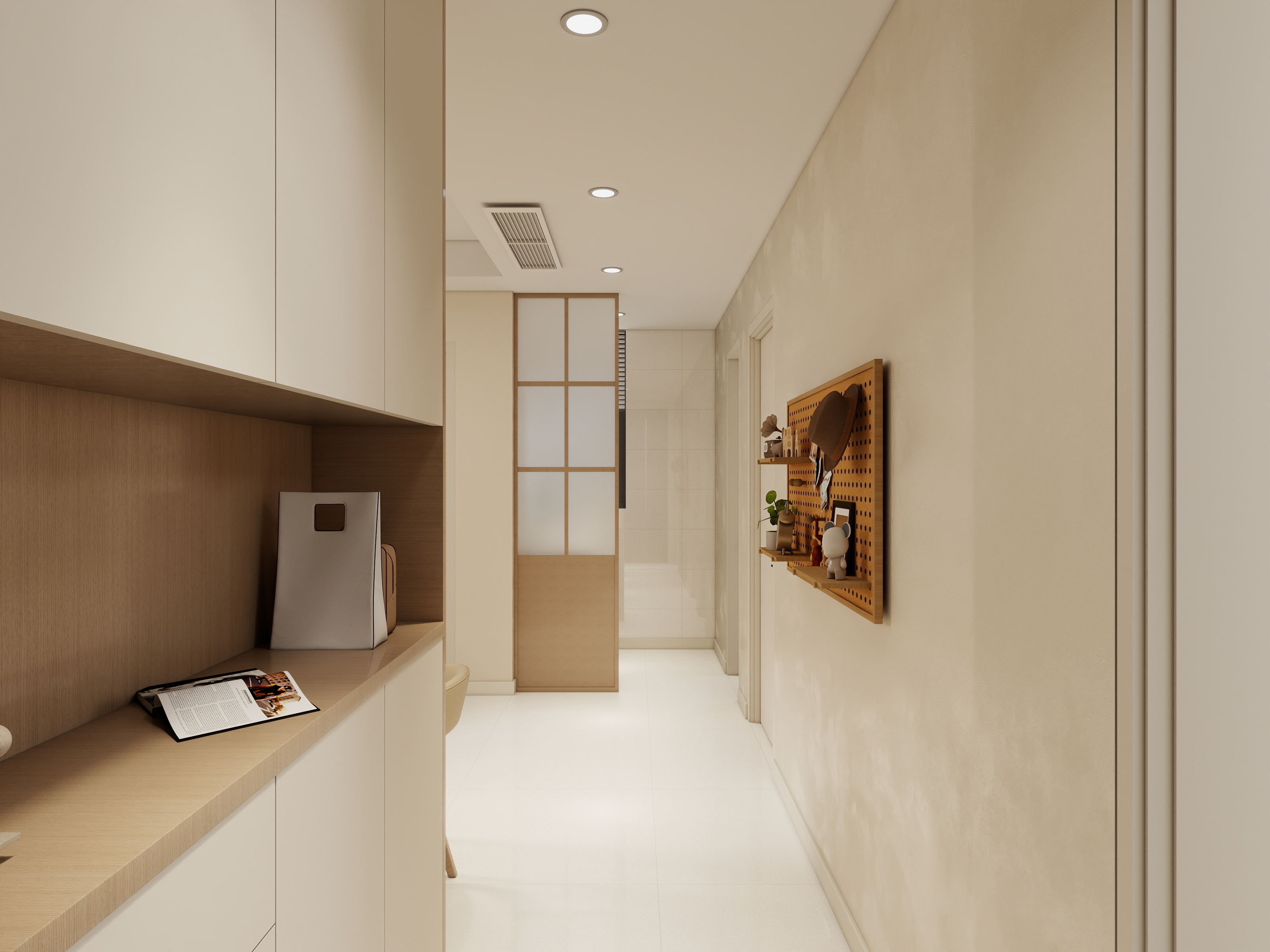 夏至tong-原木66㎡2室装修效果图