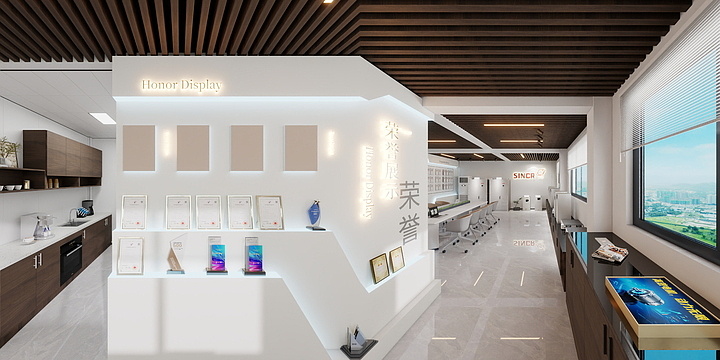 设计师彭念-展厅-装修设计方案