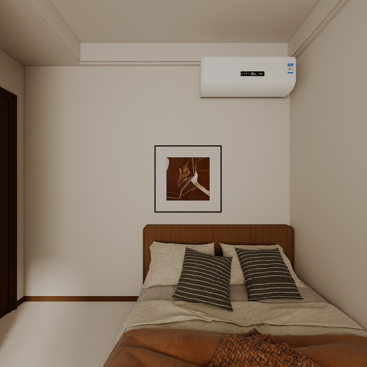 艺雅丽-99平中古奶油风 一层老人房装修效果图第4张