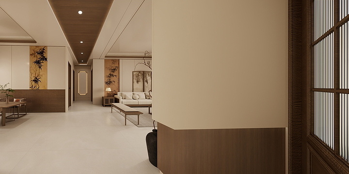 楼欢欢-中式古筝   碧滋-装修设计方案