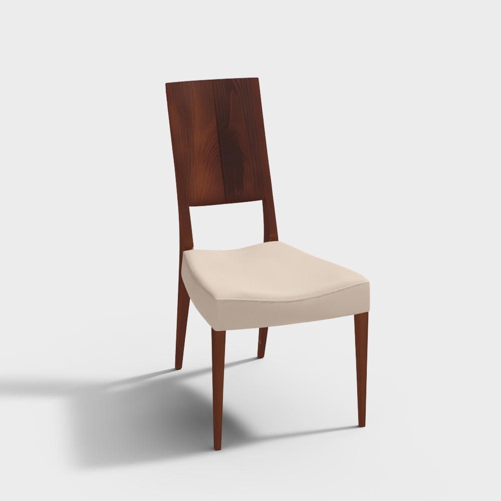 Backrest chair3D模型