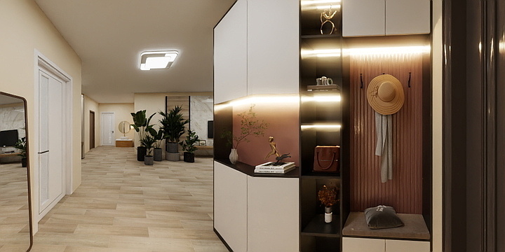 K_F_N_C-二室一厅两卫，140㎡-装修设计方案