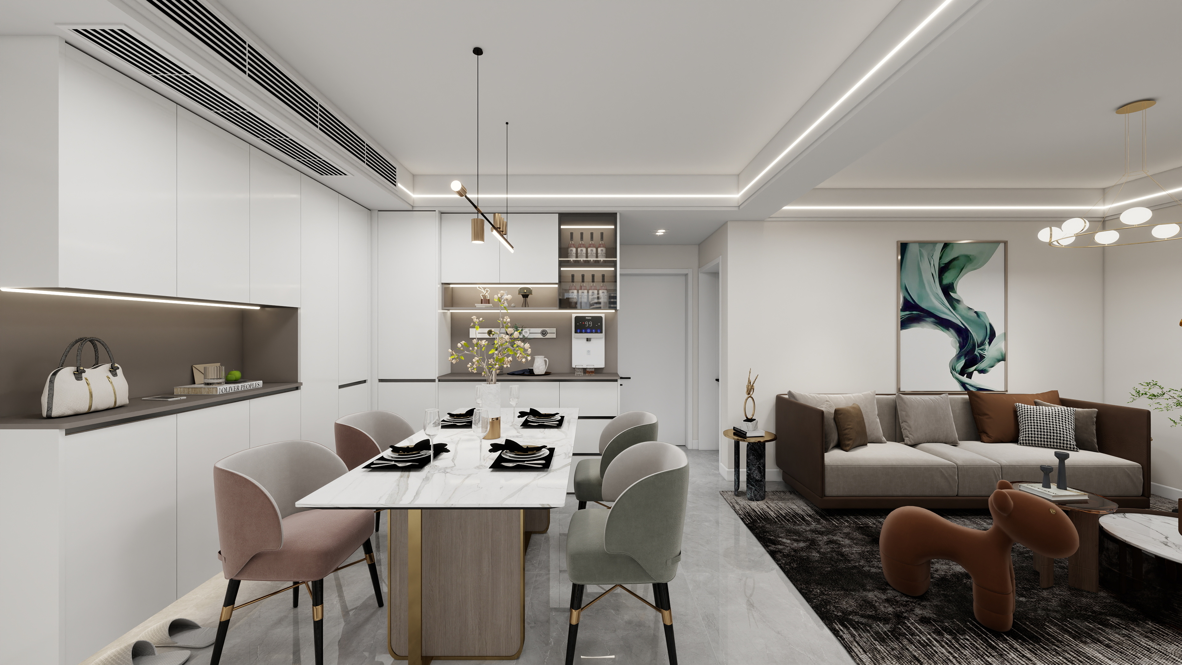 李锦元-南京复成里15号整家定制效果图-装修设计方案