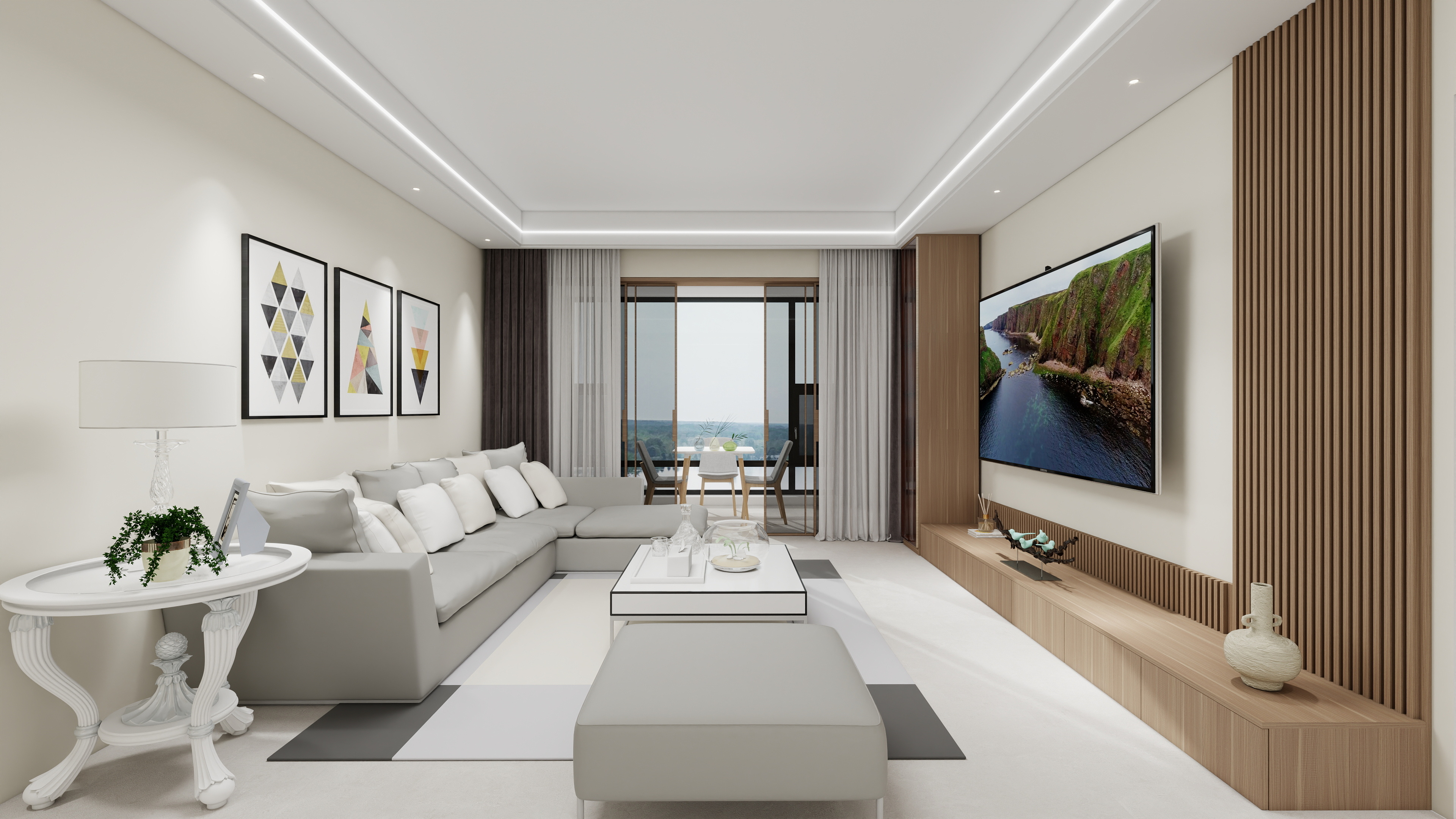 李寰喜-128㎡2室-装修设计方案