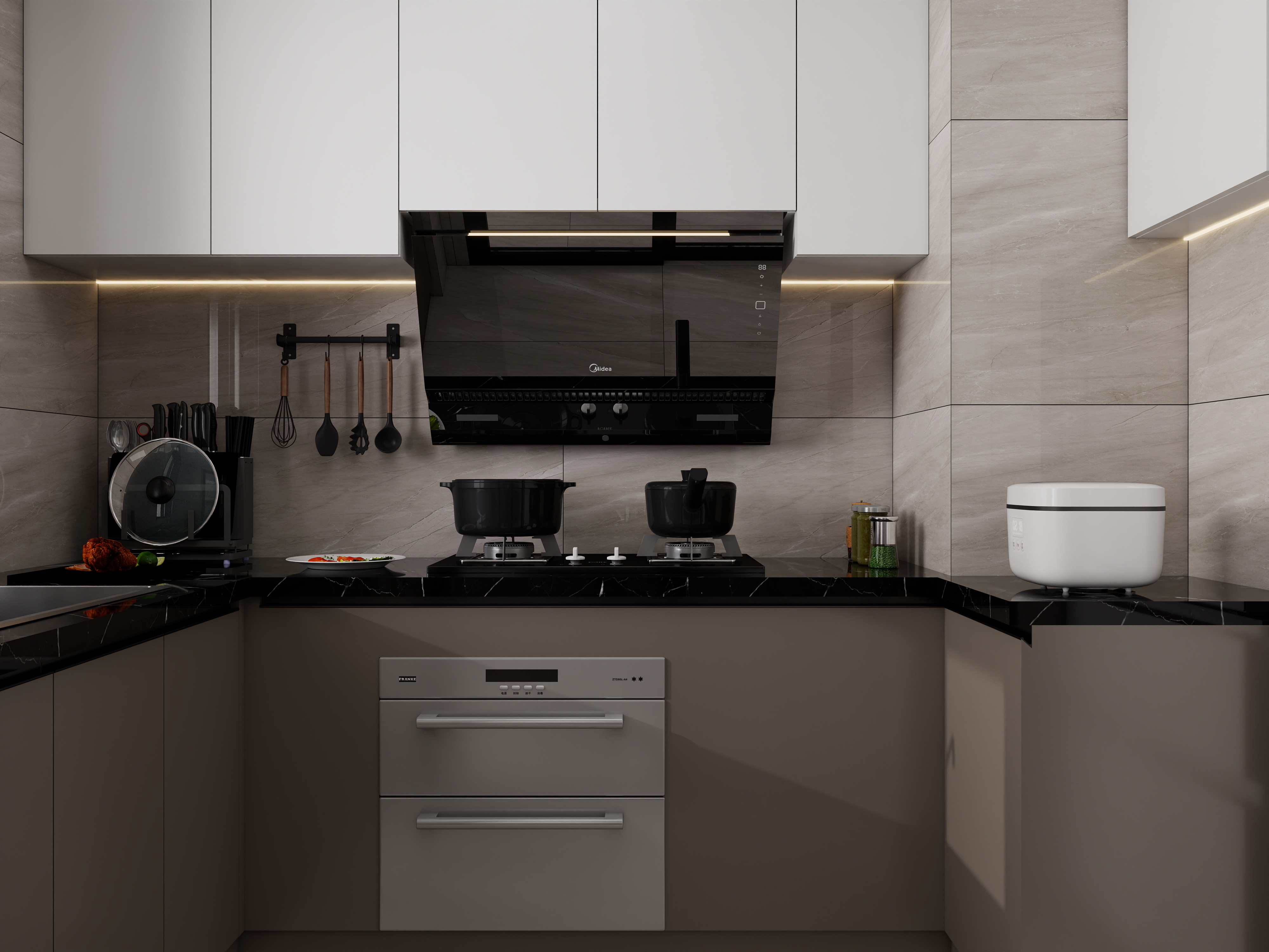 庄育霖-牧云溪谷123平轻奢4室装修效果图