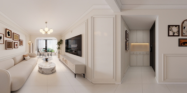 济宁小米装饰-玖云府-罗老师-126法式中古-装修设计方案